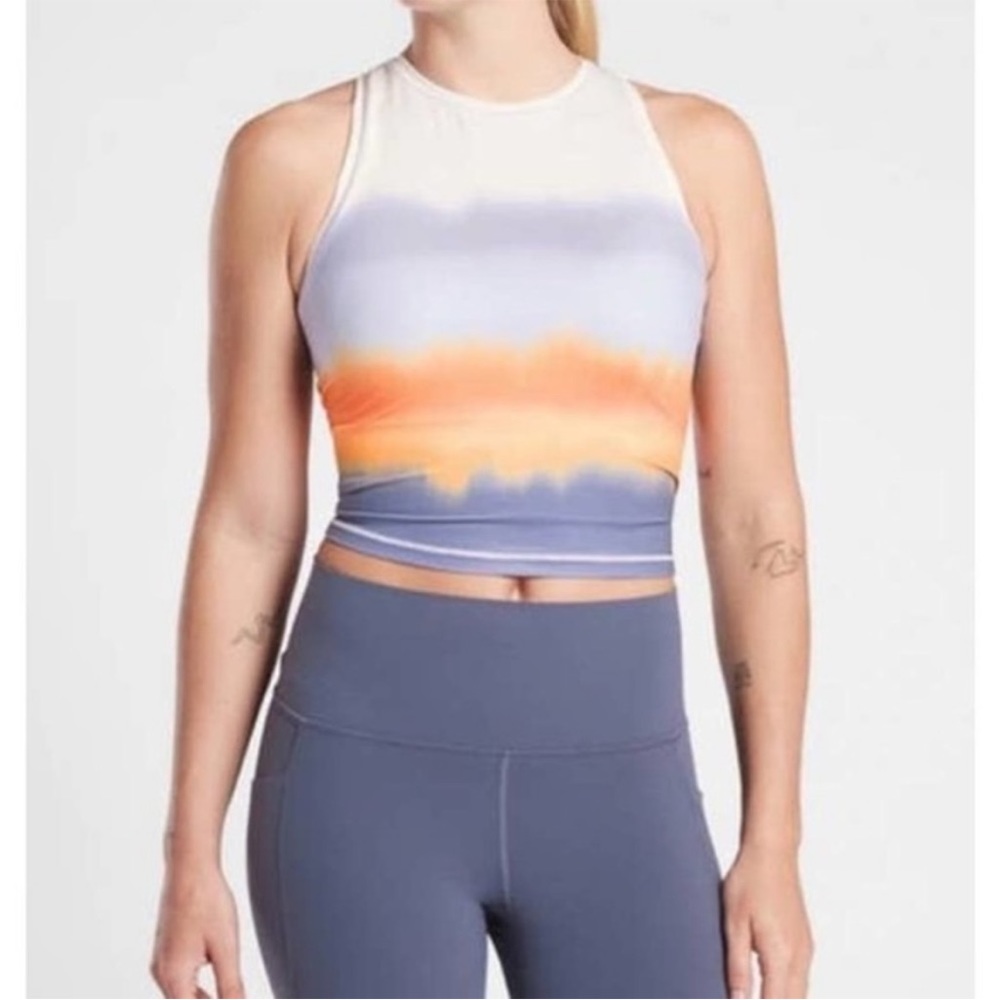 Athleta Shanti Crop Tank Athletic Workout